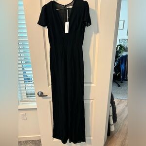 Reformation Black Jumpsuit